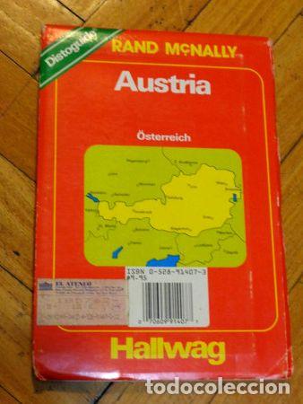 Mapas contempor&aacute;neos: mapa de austria rand mcnally hallwag