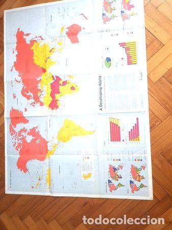 Mapas contempor&aacute;neos: mapa planisferio a developing world
