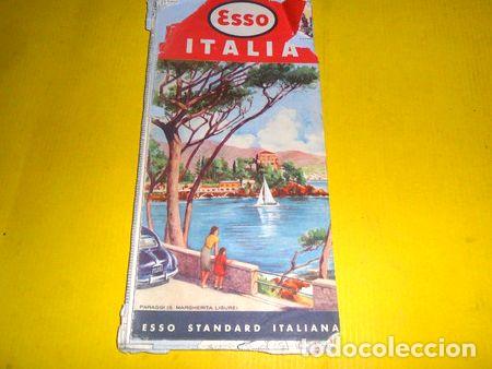 Mapas contempor&aacute;neos: mapa plano esso italia