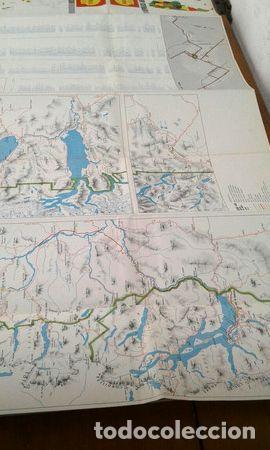 Mapas contempor&aacute;neos: antiguos planos doble de la shell sur y centro