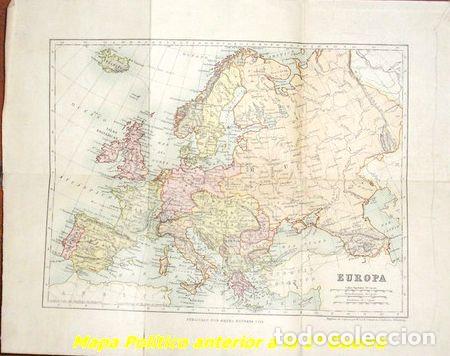 Mapas contempor&aacute;neos: mapa europa 1900