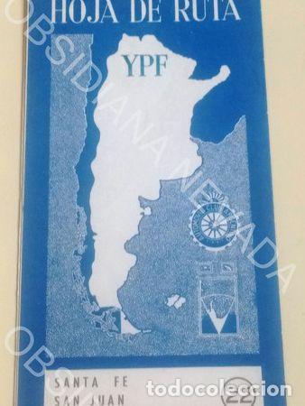 Zeitgen&ouml;ssische Karten: hoja ruta ypf aca santa fe a san juan mapa antiguo nro 22