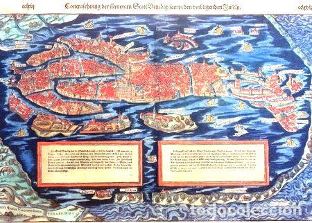 Zeitgen&ouml;ssische Karten: reproduccion mapas antiguos papel italiano fedrigotti 250gm