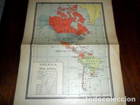 Zeitgen&ouml;ssische Karten: antiguo mapa plano america politico regiones fitogeograficas