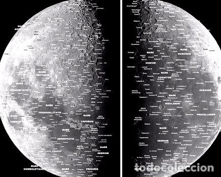 Mapas contempor&aacute;neos: mapa de la luna - Foto 1