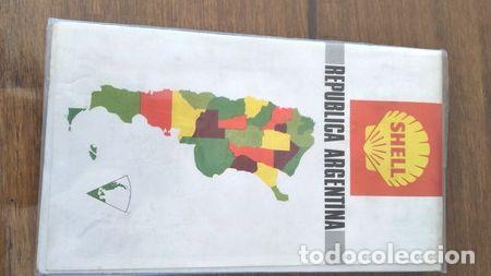 Zeitgen&ouml;ssische Karten: mapa shell republica argentina 3 mapas vintage antiguo