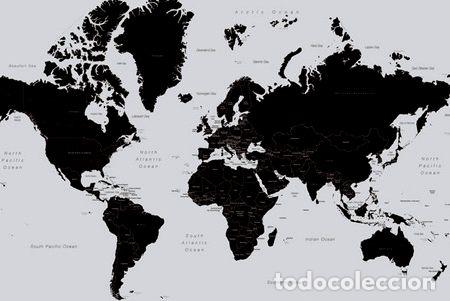 Zeitgen&ouml;ssische Karten: mapa contemporaneo poster importado de 90 x 60 cm