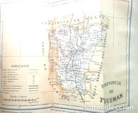 Mapas contempor&aacute;neos: antiguo mapa tucuman