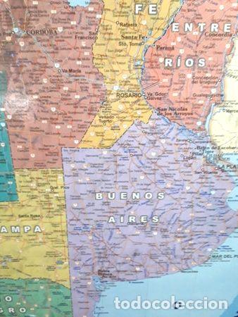 Mapas contempor&aacute;neos: mapa mural de argentina portable