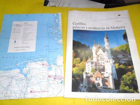 Mapas contempor&aacute;neos: mapa plano castillos palacios residencias en alemania