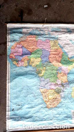 Mapas contempor&aacute;neos: mapa antiguo vintage africa politico