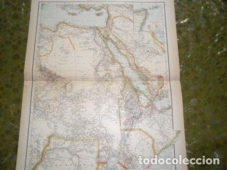Mapas contempor&aacute;neos: mapa plano 1893 nordwestliches afrika africa el misr bengasi