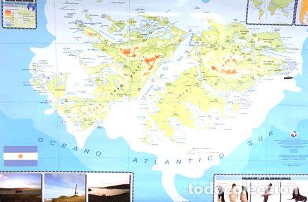 Mapas contempor&aacute;neos: mapa islas malvinas mural pizarra simplefaz c2 mapas n6d - Foto 1