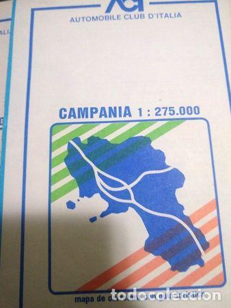 Mapas contempor&aacute;neos: mapas de carreteras de italia lote x 3 sicilia campania y