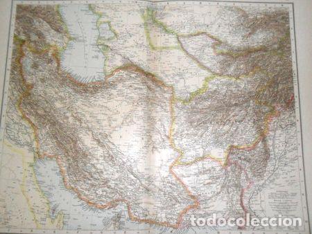 Mappe contemporanee: mapa plano 1893 persia persien afghanistan balutschistan