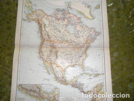 Mappe contemporanee: mapa plano 1893 norteamerica nordamerika vereinigte staaten