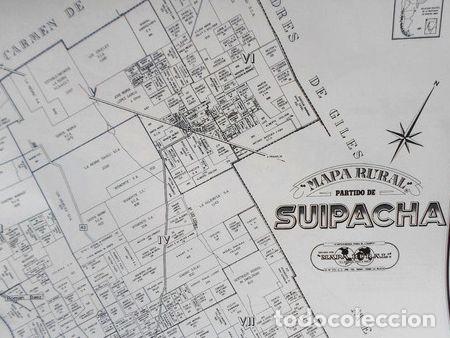 Mapas contempor&aacute;neos: mapa rural del partido de suipacha - Foto 1