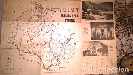 Mappe contemporanee: mapa plano de la provincia de jujuy ano 1977