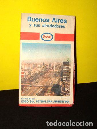 Mapas contempor&aacute;neos: mapa antiguo buenos aires esso 1969 - Foto 1