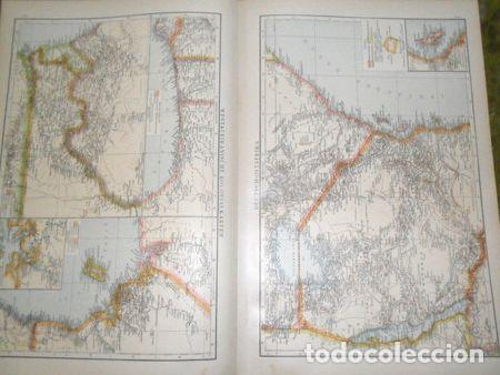 Mapas contempor&acirc;neos: mapa plano 1893 deutsch ostafrikan africa colonial dahome