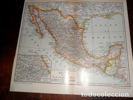 Mapas contempor&acirc;neos: antigua mapa plano mejico mexico campeche acapulco oaxaca