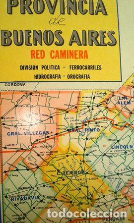 Mapas contempor&acirc;neos: mapa de provincia de buenos aires red caminera dp fho