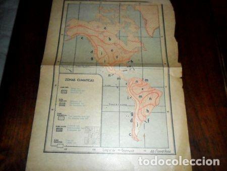 Mapas contempor&aacute;neos: antiguo mapa plano america zonas climaticas floreal rossi
