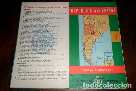 Mapas contempor&aacute;neos: mapa plano carta turistica 1970 automovil club fiat n 3