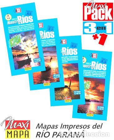 Mapas contempor&aacute;neos: mapas rio parana satelital impresos 31 a1 s1 s2 s3