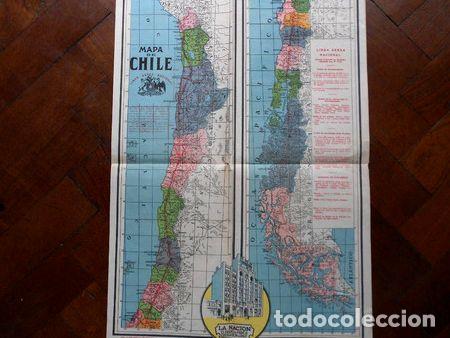 Mappe contemporanee: mapa de chile diario la nacion chile mide 54 por 39 cm