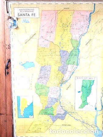 Mapas contempor&aacute;neos: antiguo mapa provincia de santa fe igm - Foto 1