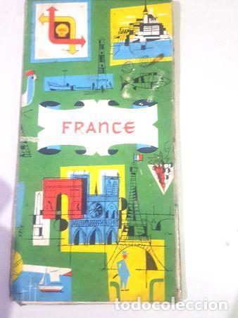 Mapas contempor&aacute;neos: mapa de france shell ano 1959 - Foto 1