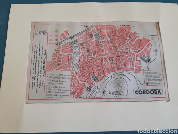 Mapas contempor&aacute;neos: Mapa plano vintage de Cordoba - Foto 1