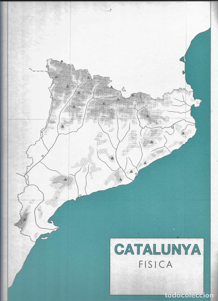 Mapas contempor&aacute;neos: MAPAS MUDOS ESCOLARES - SALVATELLA - CATALUNYA FISICA