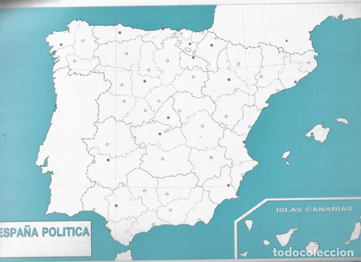 Mapas contempor&aacute;neos: MAPAS MUDOS ESCOLARES - SALVATELLA - ESPA&Ntilde;A POLITICA