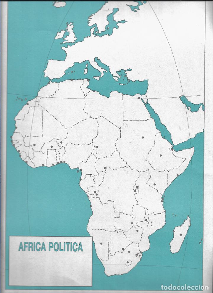 Mapas contempor&aacute;neos: MAPAS MUDOS ESCOLARES - SALVATELLA - AFRICA POLITICA