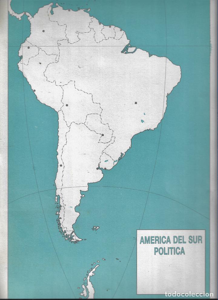 Mapas contempor&aacute;neos: MAPAS MUDOS ESCOLARES - SALVATELLA - AMERICA DEL SUR POLITICA