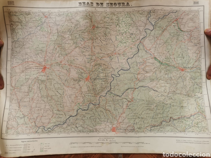 Mapas contempor&aacute;neos: Mapa de Beas de Segura, 2&deg; ed., 1948. Retelado