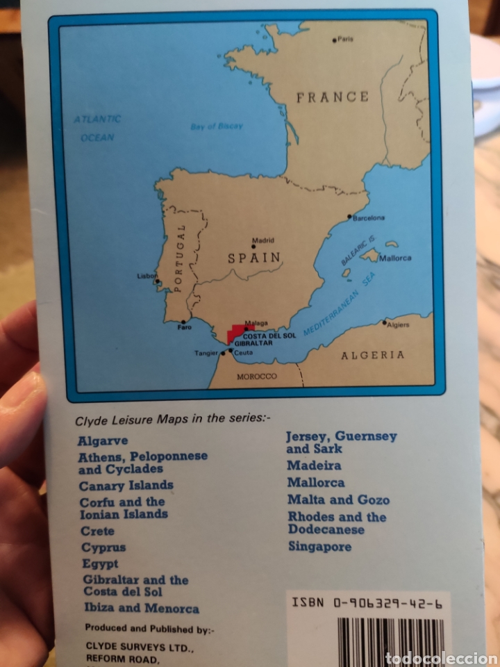 Mapas contempor&aacute;neos: Mapa de Gibraltar y Costa del Sol - Foto 2