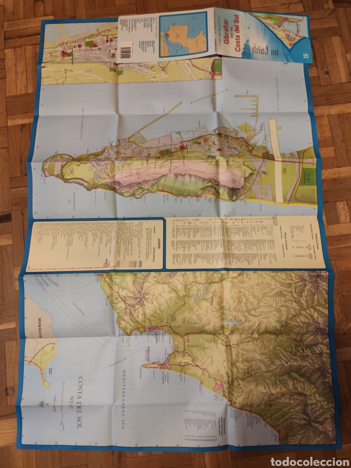Mapas contempor&aacute;neos: Mapa de Gibraltar y Costa del Sol - Foto 3