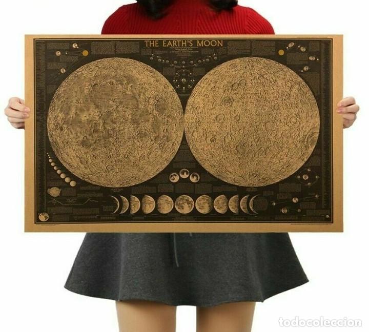 Mapas contempor&aacute;neos: Mapa Mural de la Luna con la cara oculta - Foto 1