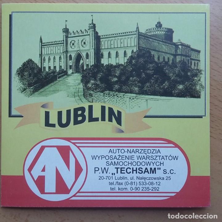Mapas contempor&aacute;neos: Plano publicitario ciudad de Lublin Polonia Poland Techsam A&ntilde;os 90