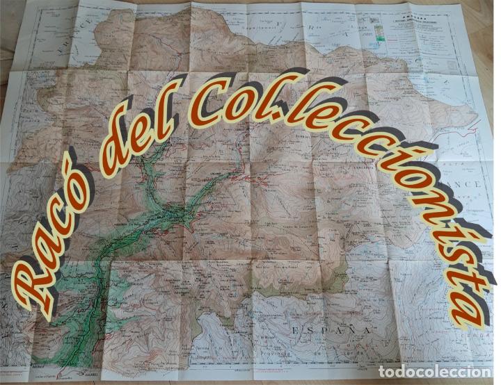 Mapas contempor&aacute;neos: ANDORRA I SECTOR MERIDIONALS FRONTERERS, MAPA TOPOGRAFIC I EXCURSIONISTA, EDITORIAL ALPINA, 1976