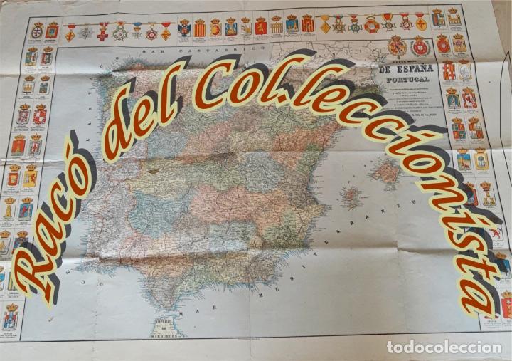 Mapas contempor&aacute;neos: NUEVO MAPA DE ESPA&Ntilde;A Y PORTUGAL, ESTABLECIMIENTO GEOGRAFICO J. DOSSERAY, 1901