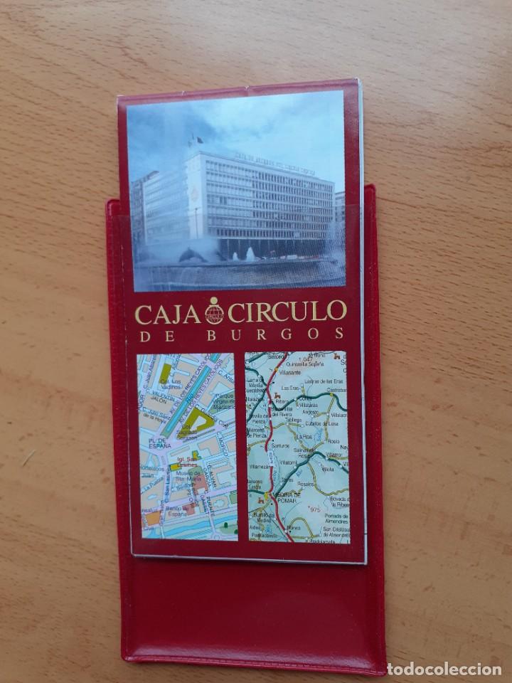 Mapas contempor&aacute;neos: Mapa de la provincia y plano de la Ciudad de Burgos. Caja C&iacute;rculo A&ntilde;os 90