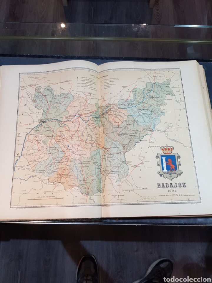 Mapas contempor&aacute;neos: Antiguo plano de Badajoz a&ntilde;o 1901 medidas 37 x 51