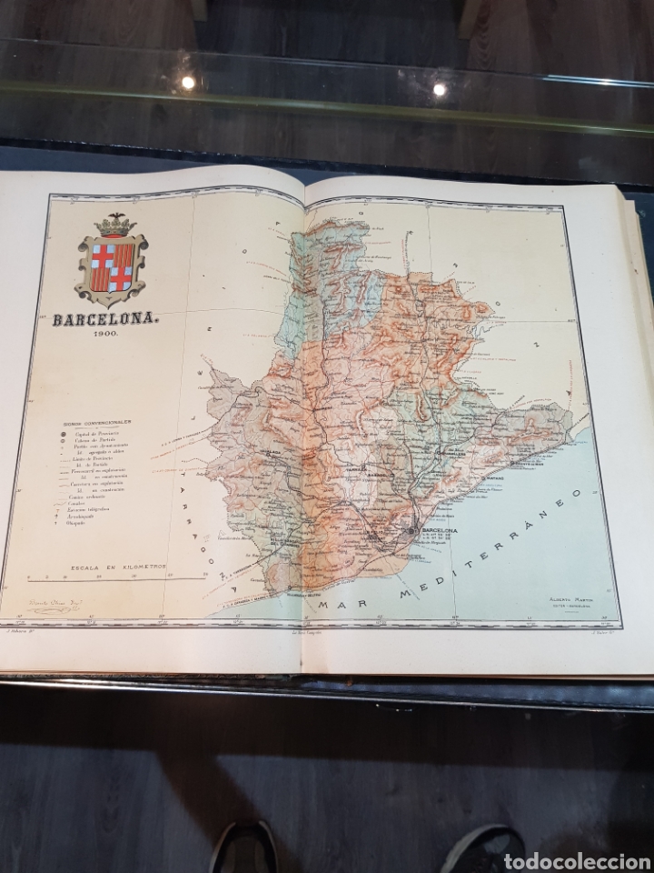Mapas contempor&aacute;neos: Antiguo plano de Barcelona a&ntilde;o 1900 medidas 37 x 51