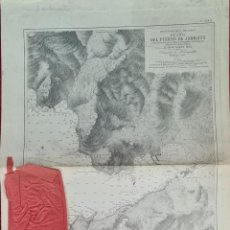 Mapas contemporáneos: MAPA COSTERO. PUERTO DE ANDRAITX. ISLAS BALEARES. MAR MEDITERRANEO. 1892.