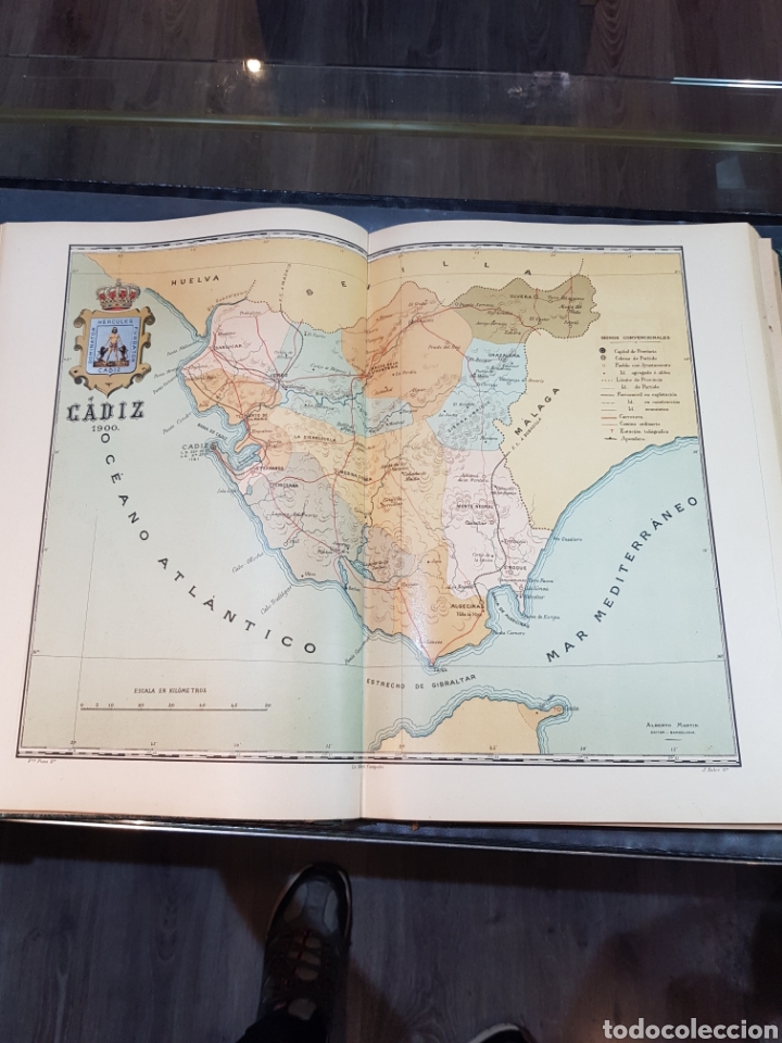 Mapas contempor&aacute;neos: Antiguo plano de C&aacute;diz a&ntilde;o 1900 medidas 37 x 51