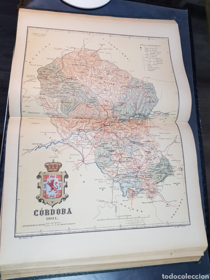 Mapas contempor&aacute;neos: Antiguo plano de C&oacute;rdoba a&ntilde;o 1901 medidas 37 x 51